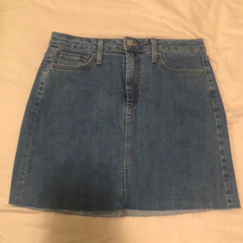 Never worn Jean skirt, size S